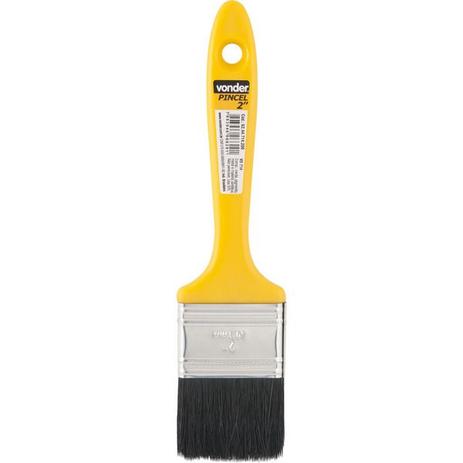 Pincel 2.1/2” cerdas pretas cabo plástico tintas esmalte sintético e a óleo 714 - Vonder Menor preço em Pincel 2.1/2” cerdas pretas cabo plástico tintas esmalte sintético e a óleo 714 - Vonder