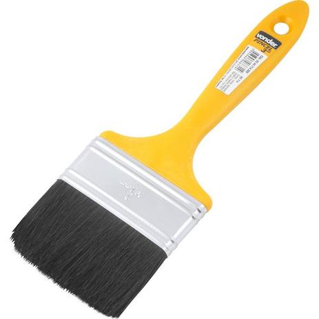 Pincel 3” cerdas pretas cabo plástico tinta esmalte sintético e a óleo 714 - Vonder Menor preço em Pincel 3” cerdas pretas cabo plástico tinta esmalte sintético e a óleo 714 - Vonder