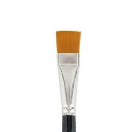 Pincel Chato Cerda Sintético Dourado Acetinado Cabo Curto 486 - Pincéis Tigre Menor preço em Pincel Chato Cerda Sintético Dourado Acetinado Cabo Curto 486 - Pincéis Tigre