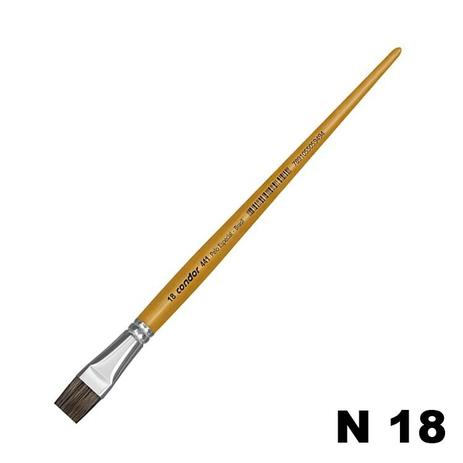 Pincel chato - pelo especial - 441 - numero 18 - condor 87873 Menor preço em Pincel chato - pelo especial - 441 - numero 18 - condor 87873