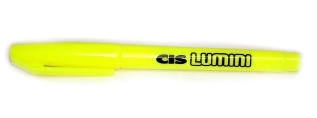 Pincel Marca Texto Amarelo Lumini Cis Menor preço em Pincel Marca Texto Amarelo Lumini Cis
