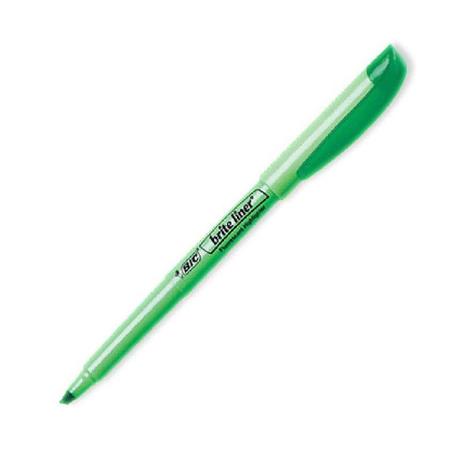 Pincel Marca Texto BIC Brite Liner Verde Menor preço em Pincel Marca Texto BIC Brite Liner Verde