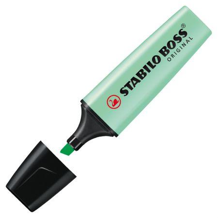 Pincel marca texto Boss 70 - Verde pastel - Stabilo Menor preço em Pincel marca texto Boss 70 - Verde pastel - Stabilo