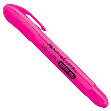 Pincel Marca Texto Rosa Gel Textliner Faber-castell - Faber castell Menor preço em Pincel Marca Texto Rosa Gel Textliner Faber-castell - Faber castell