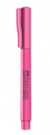 Pincel Marca Texto Rosa Grifpen Faber-castell - Faber castell Menor preço em Pincel Marca Texto Rosa Grifpen Faber-castell - Faber castell