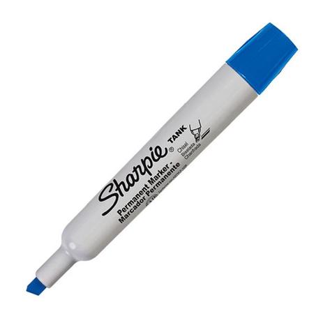 Pincel Permanente Atômico Sharpie Tank Azul Menor preço em Pincel Permanente Atômico Sharpie Tank Azul