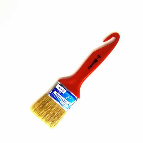 Pincel Trincha Média Cerda Branca Cabo Anzol Tigre 696 - 2.1/2” Menor preço em Pincel Trincha Média Cerda Branca Cabo Anzol Tigre 696 - 2.1/2”