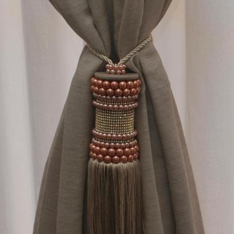 Pingente Abraçadeira Para Decorar Cortina Maxi Perólas com Strass Fendi 2 unid - Cortina cortina Menor preço em Pingente Abraçadeira Para Decorar Cortina Maxi Perólas com Strass Fendi 2 unid - Cortina cortina