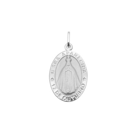 Pingente Prata 925 Medalha N. Sra. Aparecida - Ana julia Menor preço em Pingente Prata 925 Medalha N. Sra. Aparecida - Ana julia