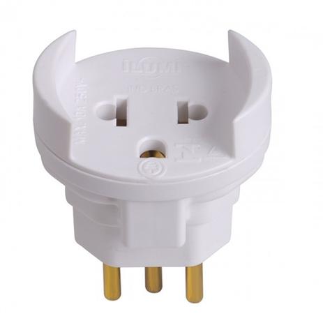 Pino adaptador 10a - ilumi Menor preço em Pino adaptador 10a - ilumi