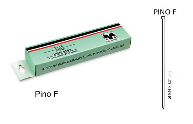 Pino Prego F14 Para Pinador Rocama 80f - Gram-serv Menor preço em Pino Prego F14 Para Pinador Rocama 80f - Gram-serv