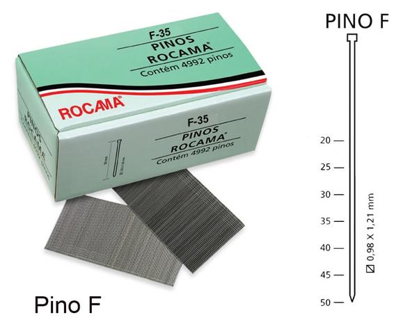 Pino Prego F35 Para Pinador Rocama Pf50 - Gram-serv Menor preço em Pino Prego F35 Para Pinador Rocama Pf50 - Gram-serv