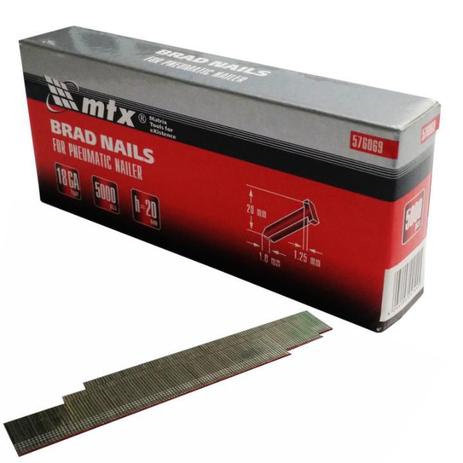 Pinos para Pinador Pneumático F-20 c/ 5000 Peças MTX - ToolsWorld Menor preço em Pinos para Pinador Pneumático F-20 c/ 5000 Peças MTX - ToolsWorld