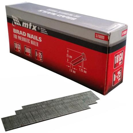 Pinos para Pinador Pneumático F-25 c/ 5000 Peças MTX - ToolsWorld Menor preço em Pinos para Pinador Pneumático F-25 c/ 5000 Peças MTX - ToolsWorld