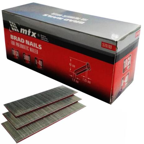 Pinos para Pinador Pneumático F-40 c/ 5000 Peças MTX - Toolsworld Menor preço em Pinos para Pinador Pneumático F-40 c/ 5000 Peças MTX - Toolsworld