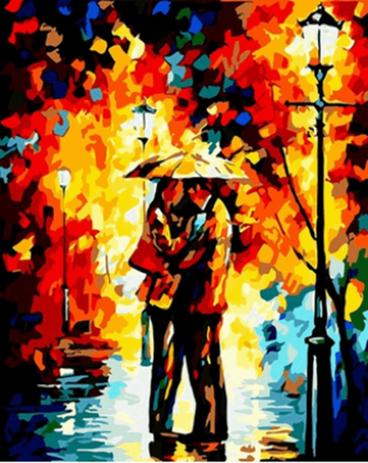 Pintura por Números - Quadro Reencontro - Ruopoty Menor preço em Pintura por Números - Quadro Reencontro - Ruopoty