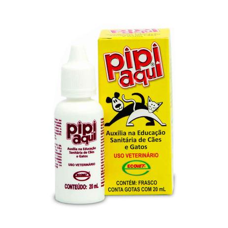 Pipi Aqui Educador Sanitário 20ml - Ecovet Menor preço em Pipi Aqui Educador Sanitário 20ml - Ecovet