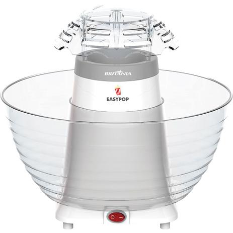 Pipoqueira Elétrica Britânia com Tigela Removível Easy Pop Branca 127V Menor preço em Pipoqueira Elétrica Britânia com Tigela Removível Easy Pop Branca 127V