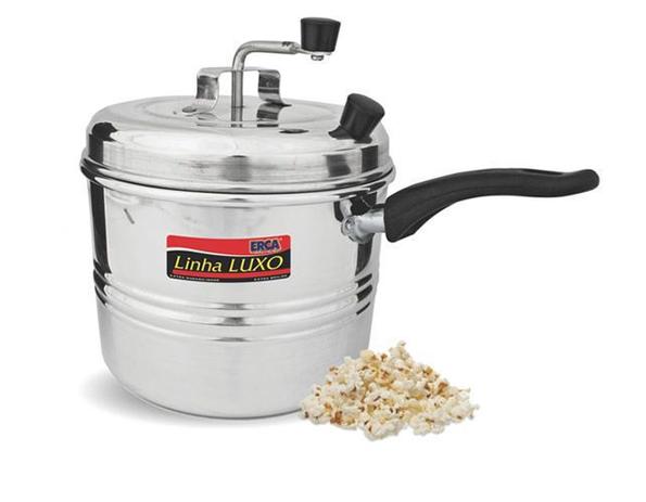 Pipoqueira Manual 3,6 Litros Metal 35cm Pipoca - 101076 - Erca aluminios é boa?