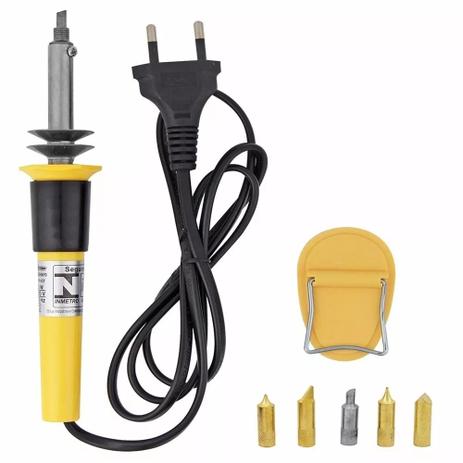 Pirografo Gravador E Soldador Western Com 5 Pontas 110v Menor preço em Pirografo Gravador E Soldador Western Com 5 Pontas 110v