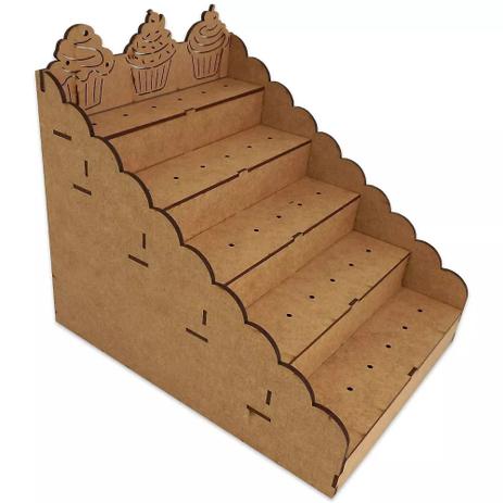 Piruliteiro Escada para 30 Pirulitos Cupcake - Palácio da Arte é boa?