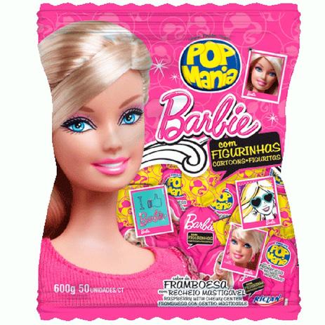 Pirulito Pop Mania Barbie Framboesa 50 unidades - Festabox é boa?