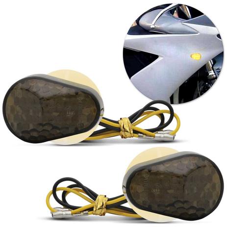 Pisca Seta Moto Sport LED Âmbar Embutir Carenagem YZF R1 FZ1 FZ6S ZX6R ZX7R ZX9R ZZR600 ZRX1200 Par - St é boa?
