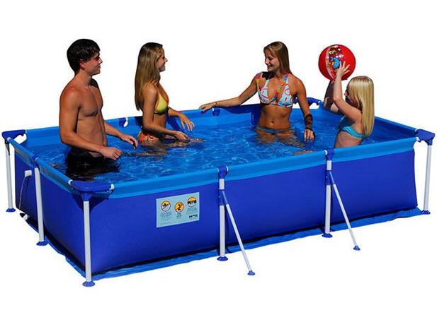 Piscina 2500 Litros Retangular - Mor Premium