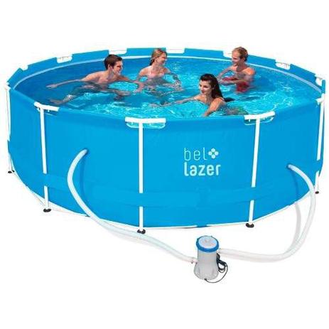 Piscina Armacao ( Estruturada ) 10.000L + Acessórios - Belfix Menor preço em Piscina Armacao ( Estruturada ) 10.000L + Acessórios - Belfix