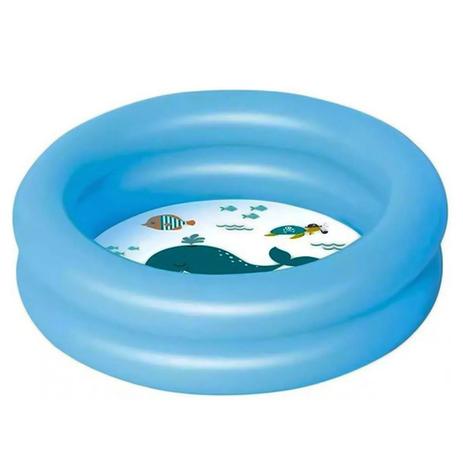 Piscina Banheira Inflável Baby Infantil Redonda 28L Azul - mor Menor preço em Piscina Banheira Inflável Baby Infantil Redonda 28L Azul - mor