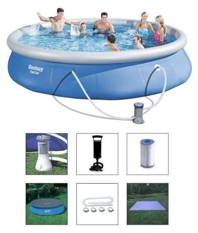 Piscina Bestway 9677 Litros com Bomba Filtro 220v Capa Forro e Bomba de Inflar Q1 Menor preço em Piscina Bestway 9677 Litros com Bomba Filtro 220v Capa Forro e Bomba de Inflar Q1