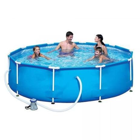 Piscina CRX 4678 Litros Estrutural com Bomba Filtrante 220v Menor preço em Piscina CRX 4678 Litros Estrutural com Bomba Filtrante 220v