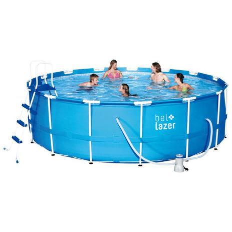 Piscina De Armação 16.000L (Capa, Forro, Escada 1.22m e Bomba Filtro 110v) - Bel Lazer - Belfix é boa?