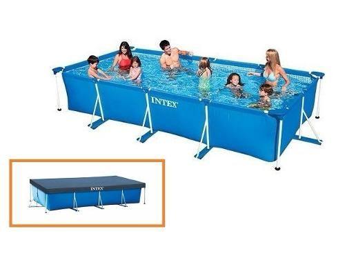 Piscina de Armação Retangular Intex 7127 Litros Intex 450 cm STD com CAPA é boa?