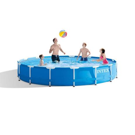 Piscina Estruturada 11325L 127V - Intex Menor preço em Piscina Estruturada 11325L 127V - Intex