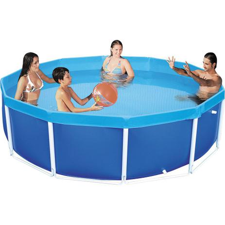 Piscina Estruturada 4500L 1007 Mor Menor preço em Piscina Estruturada 4500L 1007 Mor