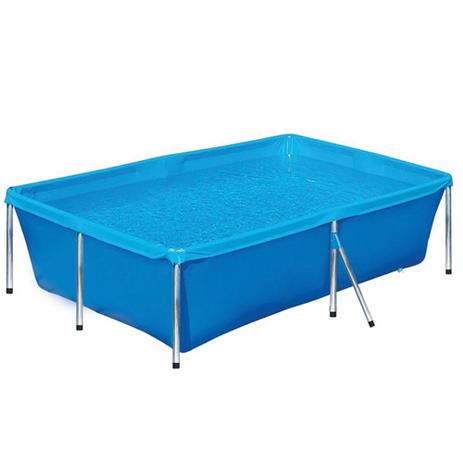 Piscina Estruturada Retangular 2.000 Litros Mor - Met. mor Menor preço em Piscina Estruturada Retangular 2.000 Litros Mor - Met. mor