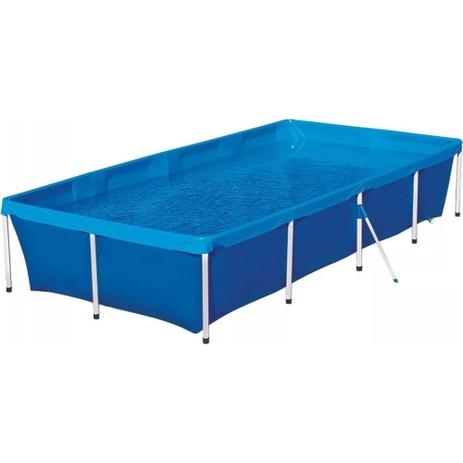 Piscina Estruturada Retangular 3.000 Litros Mor - Met. mor Menor preço em Piscina Estruturada Retangular 3.000 Litros Mor - Met. mor