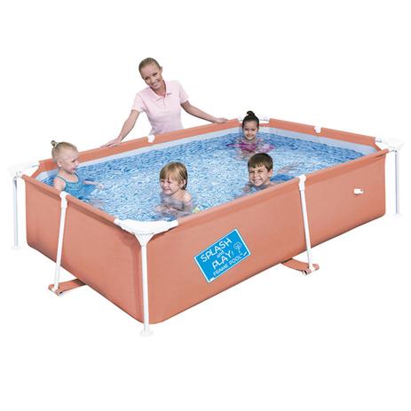 Piscina Frame Pool Infantil Estruturada 1,800 Litros Laranja - Bestway Menor preço em Piscina Frame Pool Infantil Estruturada 1,800 Litros Laranja - Bestway