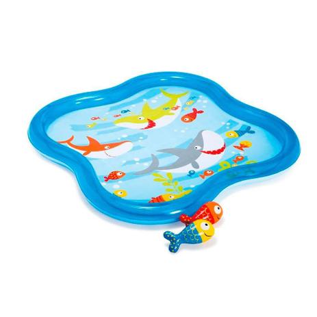 Piscina Infantil Inflável 115L Peixinhos Esguicho Baby Quadrada 1.40m x 1.40m x 11cm - Intex 57126 Menor preço em Piscina Infantil Inflável 115L Peixinhos Esguicho Baby Quadrada 1.40m x 1.40m x 11cm - Intex 57126