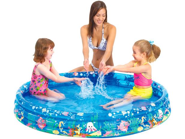 Piscina Infantil Inflável Jilong 190L Redonda – Peixes Tropicais