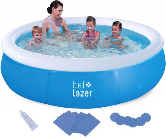 Piscina Inflável 1000l C/ Kit Reparo 100000 Belfix Menor preço em Piscina Inflável 1000l C/ Kit Reparo 100000 Belfix