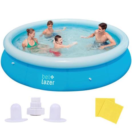 Piscina Inflável 6200 Litros com Kit Reparo e Válvulas para Filtro 620000 Belfix - Bel fix Menor preço em Piscina Inflável 6200 Litros com Kit Reparo e Válvulas para Filtro 620000 Belfix - Bel fix
