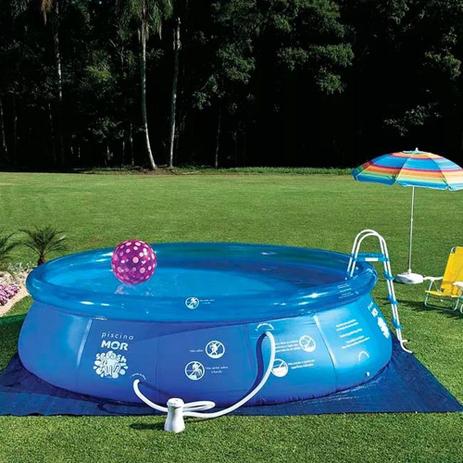 Piscina Inflável 9.000 Litros Mor Combo - Met. mor Menor preço em Piscina Inflável 9.000 Litros Mor Combo - Met. mor