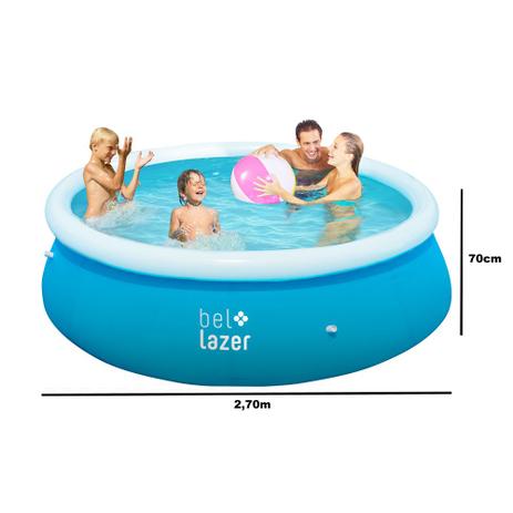 Piscina Inflável Bel Lazer 3700 Litros Menor preço em Piscina Inflável Bel Lazer 3700 Litros
