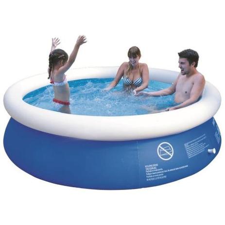 Piscina inflável com borda capacidade para 2490 lt - Rio de ouro Menor preço em Piscina inflável com borda capacidade para 2490 lt - Rio de ouro