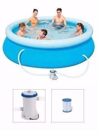 Piscina Inflável CRX 3638 Litros + Bomba Filtrante 220v Menor preço em Piscina Inflável CRX 3638 Litros + Bomba Filtrante 220v
