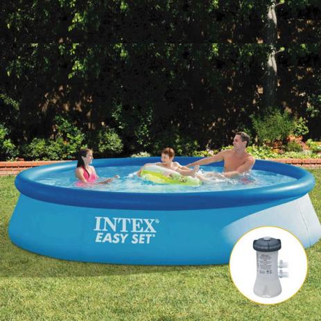 Piscina Inflável Easy Set  7.290 Litros Com filtro - Intex é boa?
