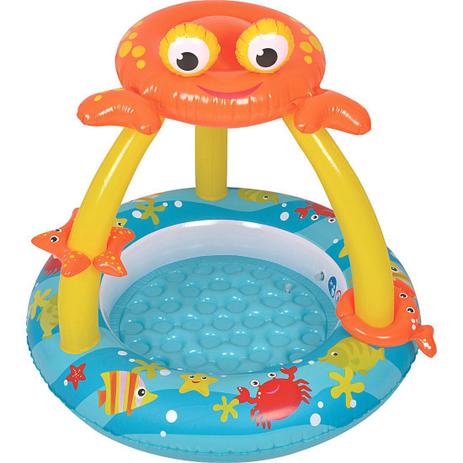 Piscina Inflável Infantil com Cobertura Caranguejo 50 Litros - Sun way Menor preço em Piscina Inflável Infantil com Cobertura Caranguejo 50 Litros - Sun way