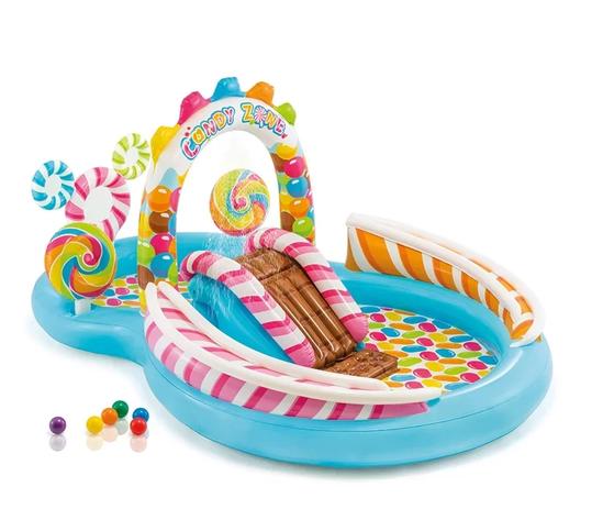 Piscina Inflável Infantil Playground Candy Zone 206 Litros Intex Menor preço em Piscina Inflável Infantil Playground Candy Zone 206 Litros Intex